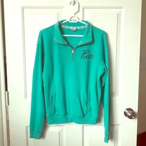 Pink 1/4 zip Pullover